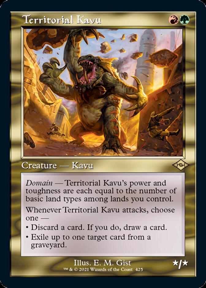 Territorial Kavu (Retro Foil Etched) [Modern Horizons 2] | Exor Games Dartmouth