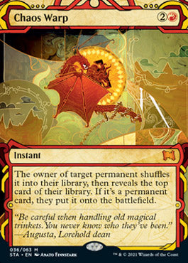 Chaos Warp (Foil Etched) [Strixhaven: Mystical Archive] | Exor Games Dartmouth