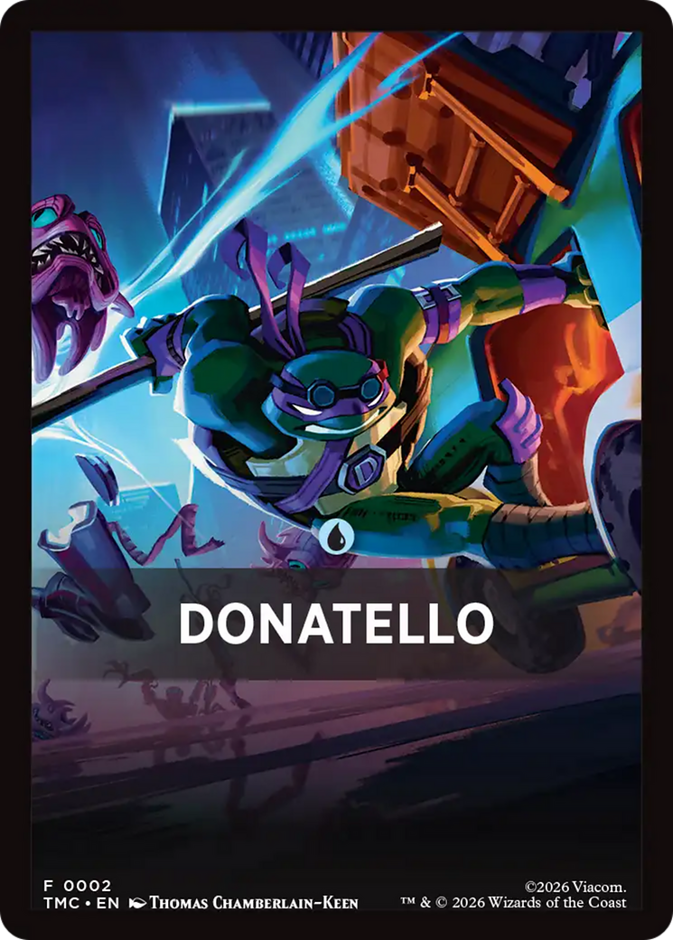 Donatello Theme Card [Teenage Mutant Ninja Turtles Commander Tokens] | Exor Games Dartmouth
