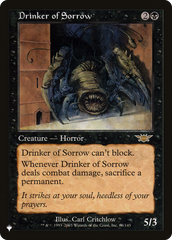 Drinker of Sorrow [The List] | Exor Games Dartmouth