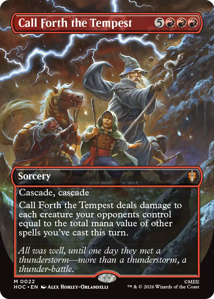 Call Forth the Tempest (Borderless) [The Hobbit: Eternal-Legal] | Exor Games Dartmouth