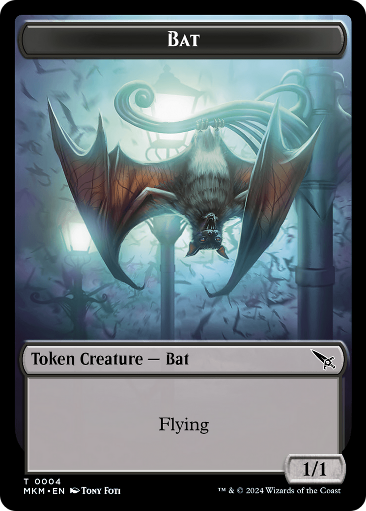 Bat Token [Murders at Karlov Manor Tokens] | Exor Games Dartmouth