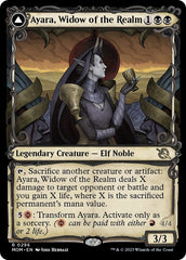 Ayara, Widow of the Realm // Ayara, Furnace Queen (Showcase Planar Booster Fun) [March of the Machine] | Exor Games Dartmouth