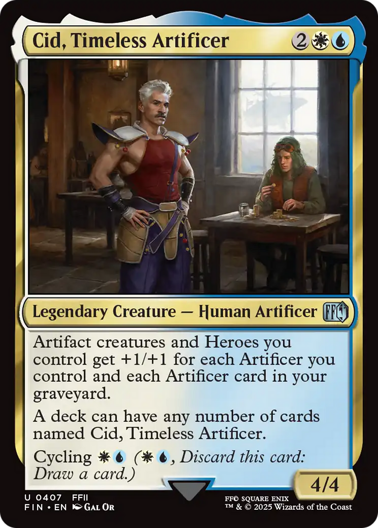 Cid, Timeless Artificer (0407) [FINAL FANTASY] | Exor Games Dartmouth