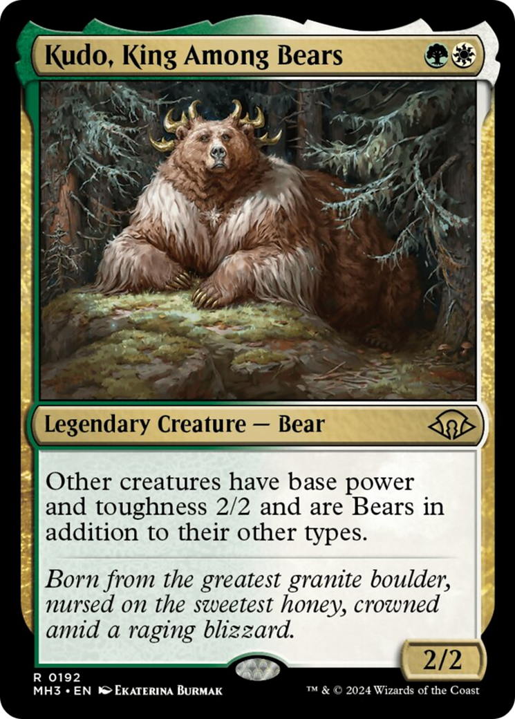 Kudo, King Among Bears [Modern Horizons 3] | Exor Games Dartmouth