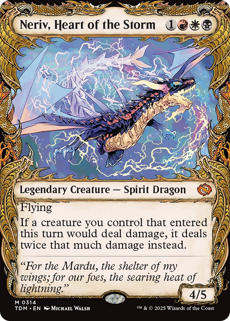 Neriv, Heart of the Storm (Showcase) [Tarkir: Dragonstorm] | Exor Games Dartmouth