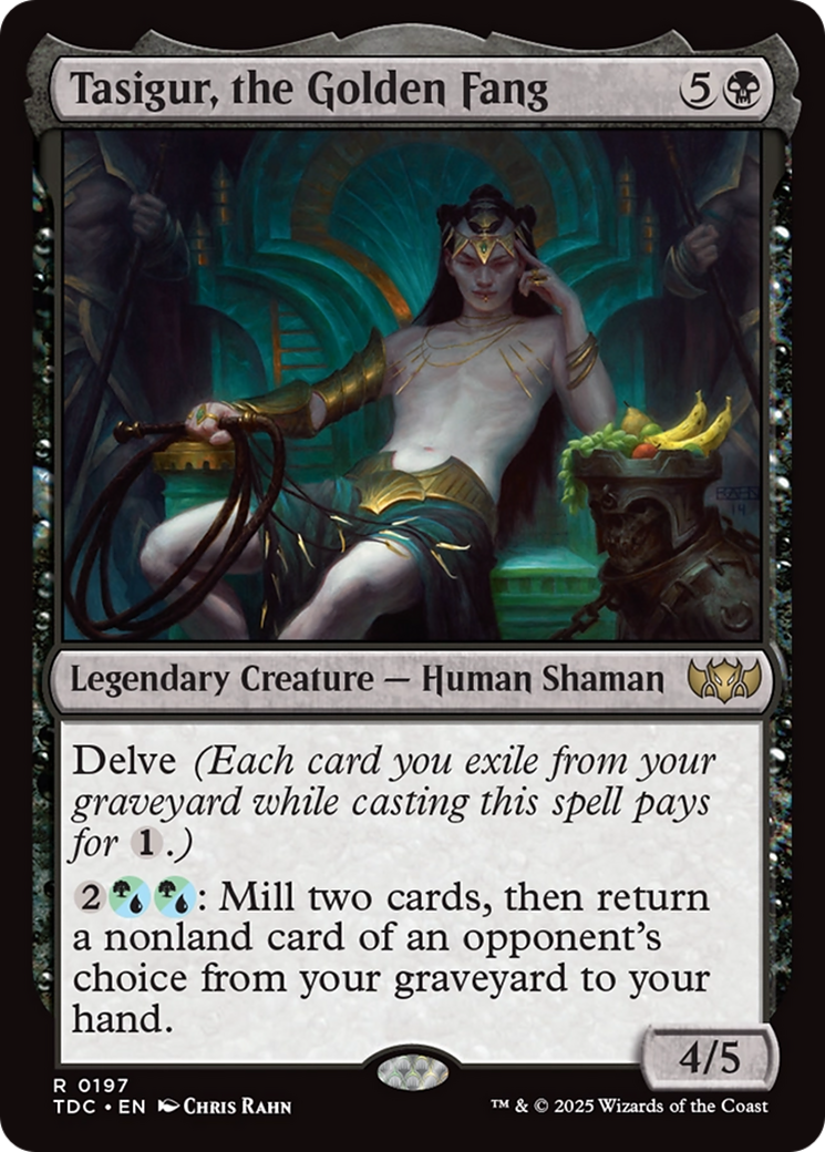 Tasigur, the Golden Fang [Tarkir: Dragonstorm Commander] | Exor Games Dartmouth