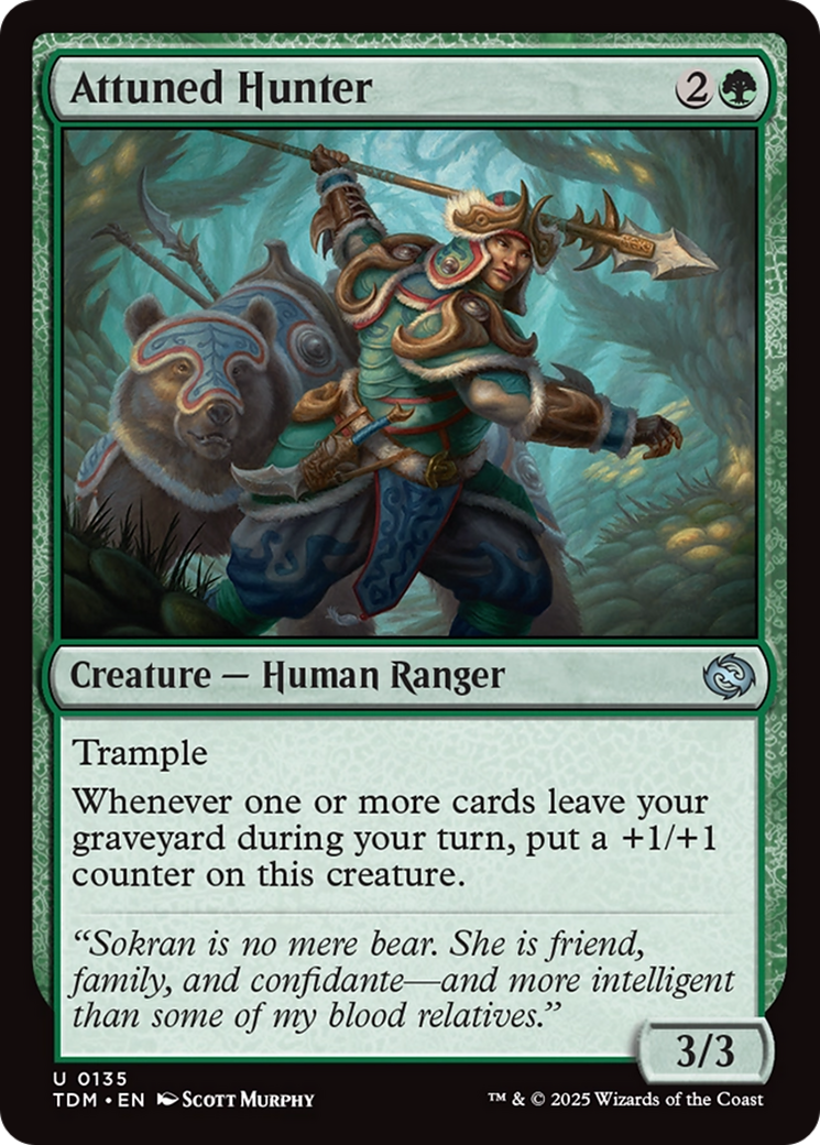 Attuned Hunter [Tarkir: Dragonstorm] | Exor Games Dartmouth