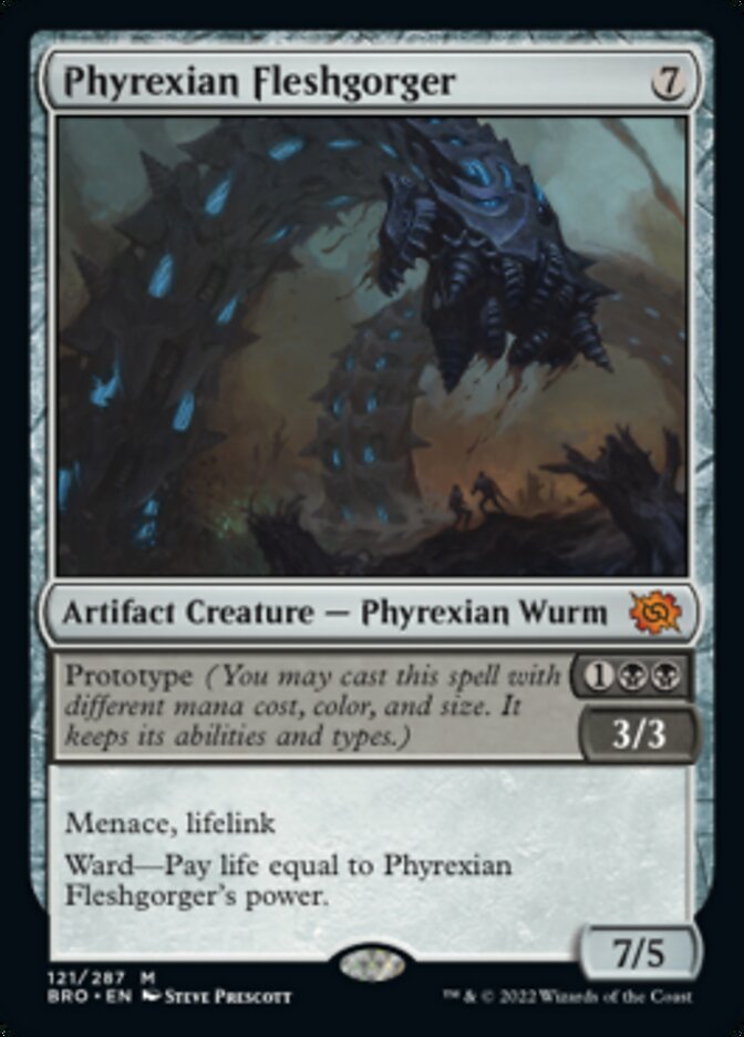 Phyrexian Fleshgorger (Promo Pack) [The Brothers' War Promos] | Exor Games Dartmouth