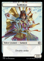 Rebel // Samurai Double-Sided Token [Phyrexia: All Will Be One Tokens] | Exor Games Dartmouth