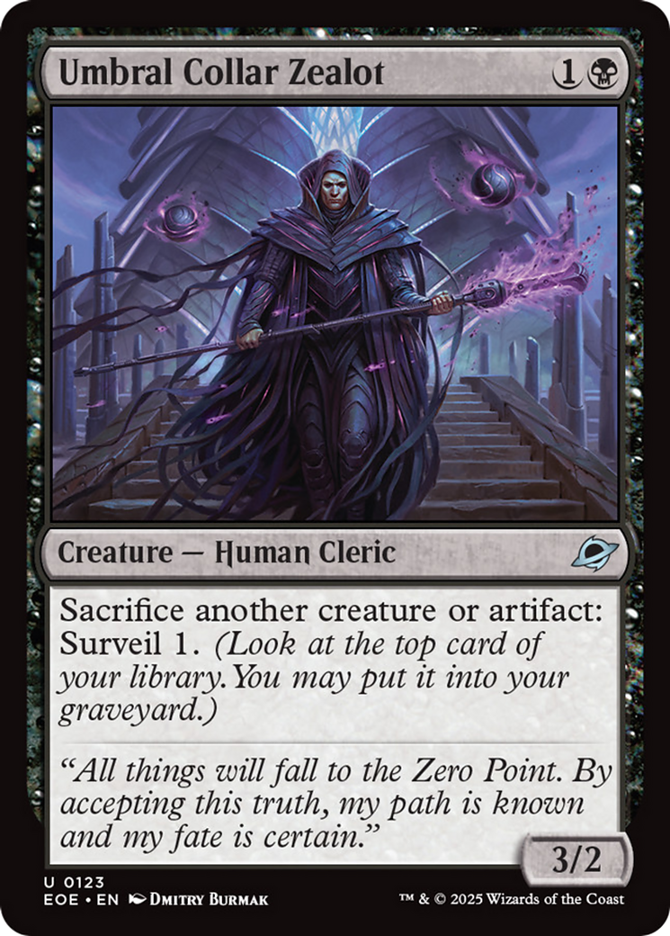 Umbral Collar Zealot [Edge of Eternities] | Exor Games Dartmouth