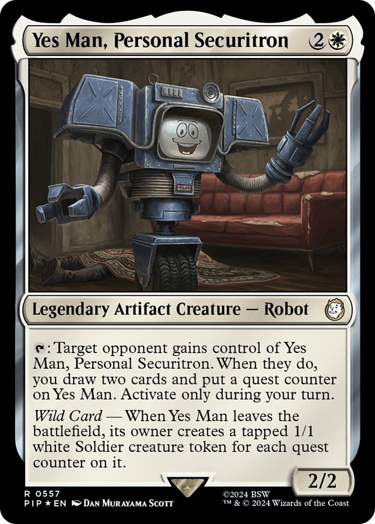 Yes Man, Personal Securitron (Surge Foil) [Fallout] | Exor Games Dartmouth