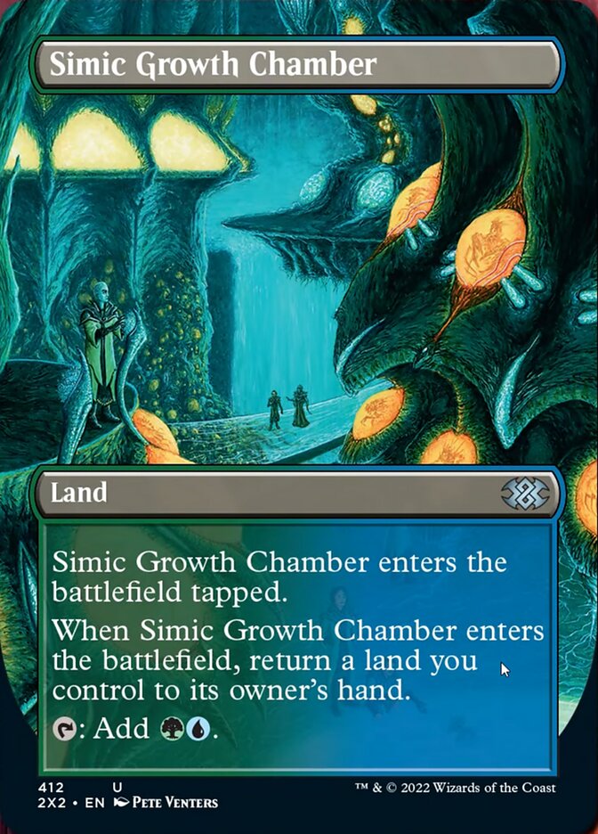 Simic Growth Chamber (Borderless Alternate Art) [Double Masters 2022] | Exor Games Dartmouth