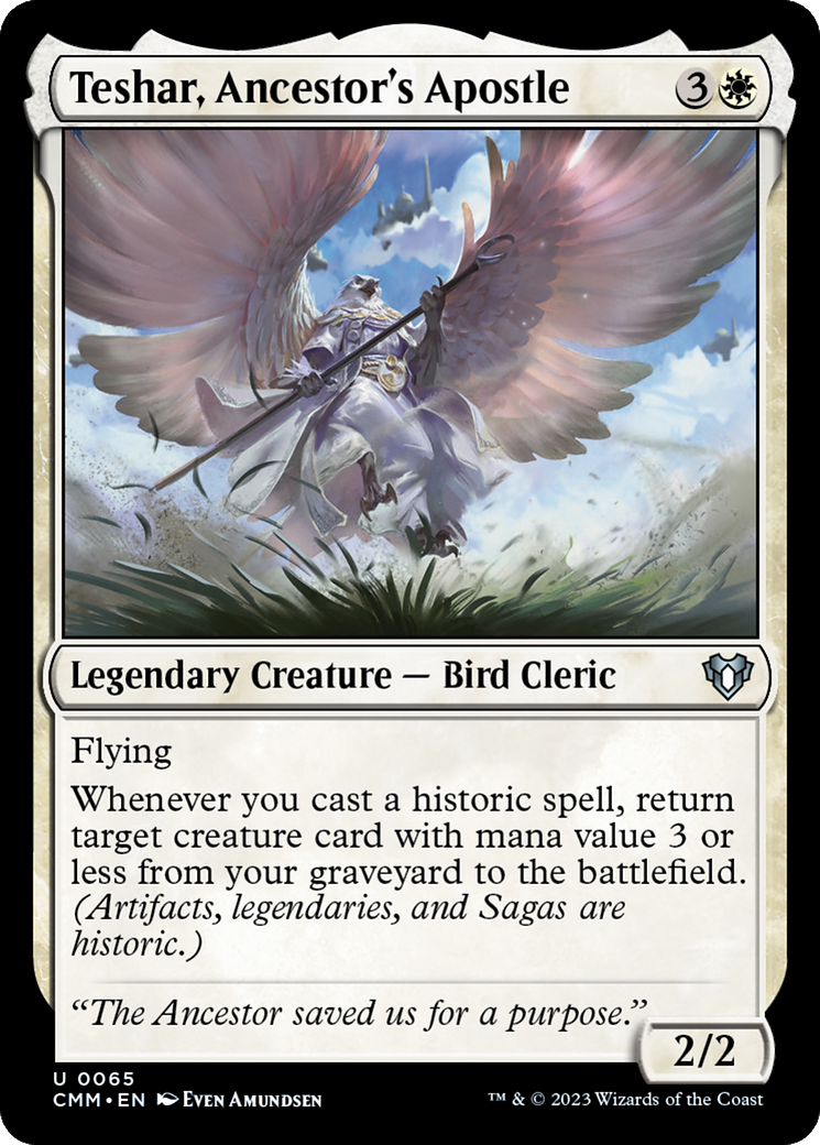 Teshar, Ancestor's Apostle [Commander Masters] | Exor Games Dartmouth