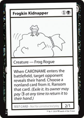 Frogkin Kidnapper (2021 Edition) [Mystery Booster Playtest Cards] | Exor Games Dartmouth