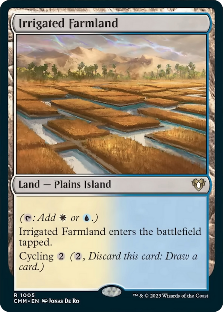 Irrigated Farmland [Commander Masters] | Exor Games Dartmouth