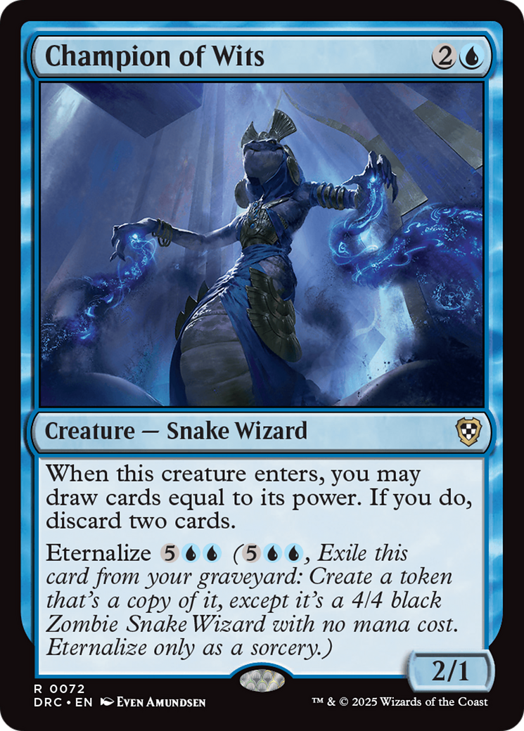 Champion of Wits [Aetherdrift Commander] | Exor Games Dartmouth