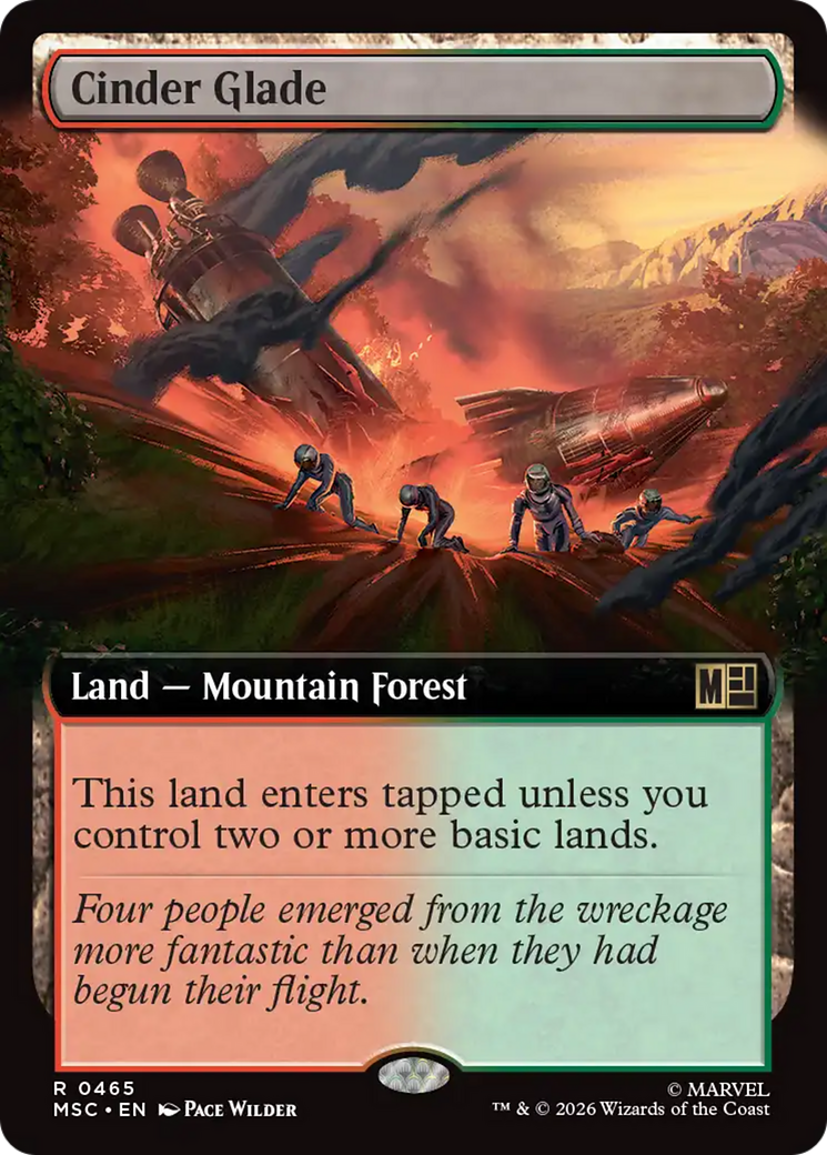 Cinder Glade (Extended Art) [Marvel Super Heroes Commander] | Exor Games Dartmouth