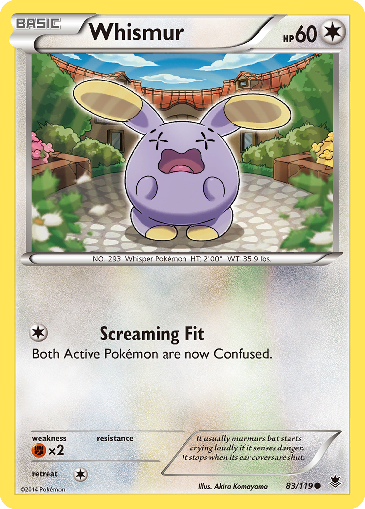 Whismur (83/119) [XY: Phantom Forces] | Exor Games Dartmouth