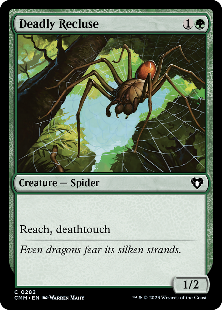 Deadly Recluse [Commander Masters] | Exor Games Dartmouth