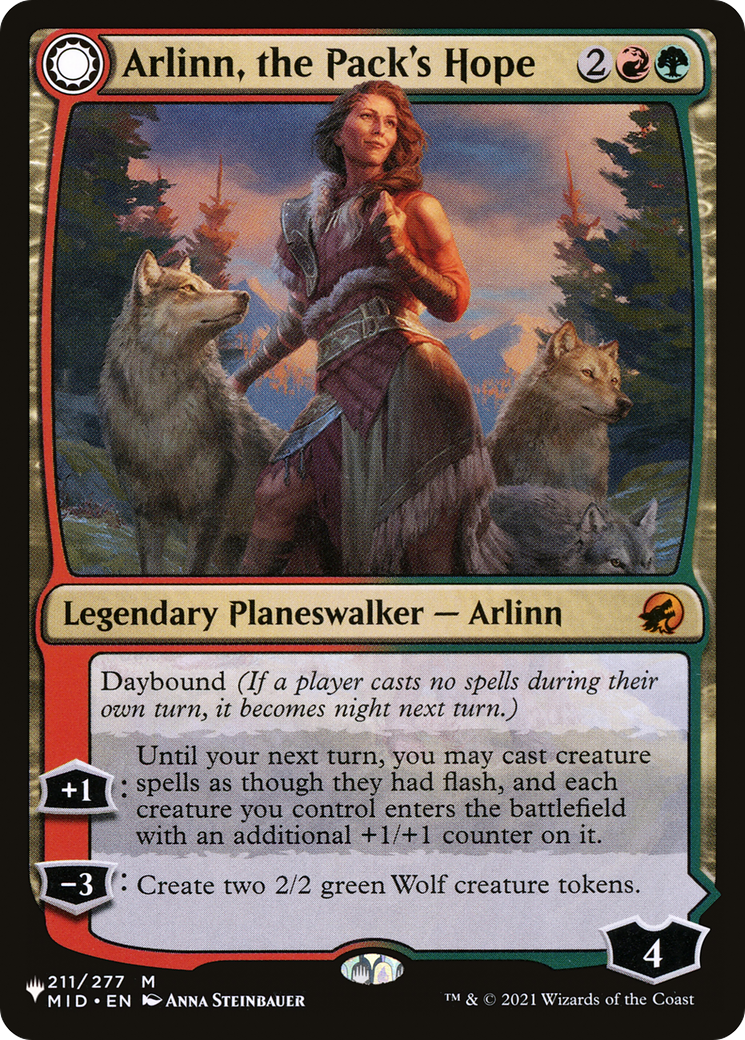 Arlinn, the Pack's Hope // Arlinn, the Moon's Fury [Secret Lair: From Cute to Brute] | Exor Games Dartmouth