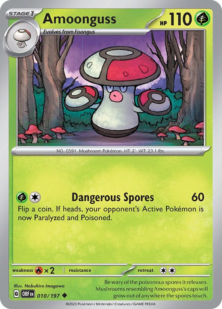 Amoonguss (010/197) [Scarlet & Violet: Obsidian Flames] | Exor Games Dartmouth