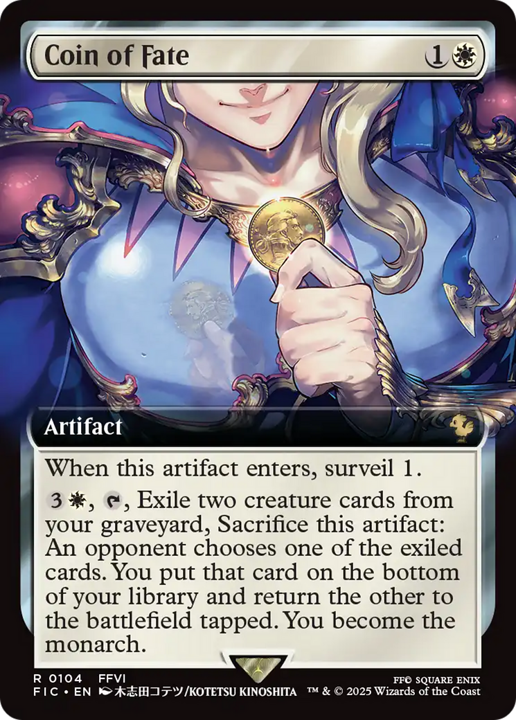 Coin of Fate (Extended Art) [FINAL FANTASY Commander] | Exor Games Dartmouth