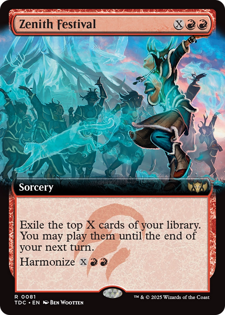 Zenith Festival (Extended Art) [Tarkir: Dragonstorm Commander] | Exor Games Dartmouth