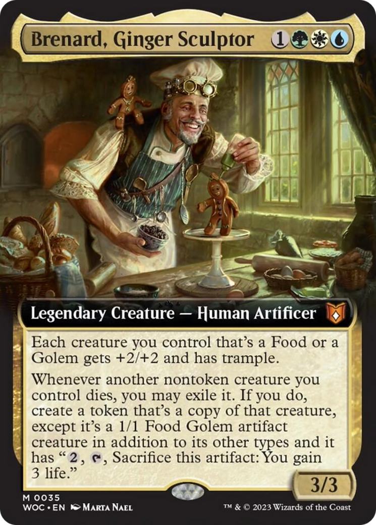 Brenard, Ginger Sculptor (Extended Art) [Wilds of Eldraine Commander] | Exor Games Dartmouth