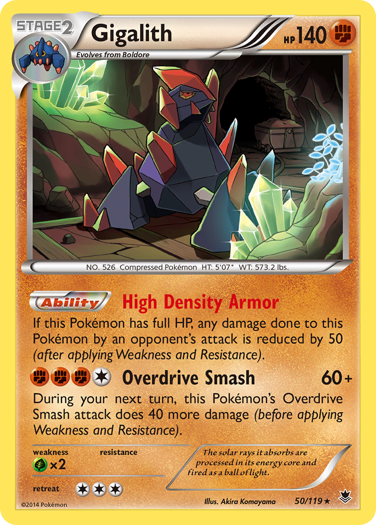 Gigalith (50/119) [XY: Phantom Forces] | Exor Games Dartmouth