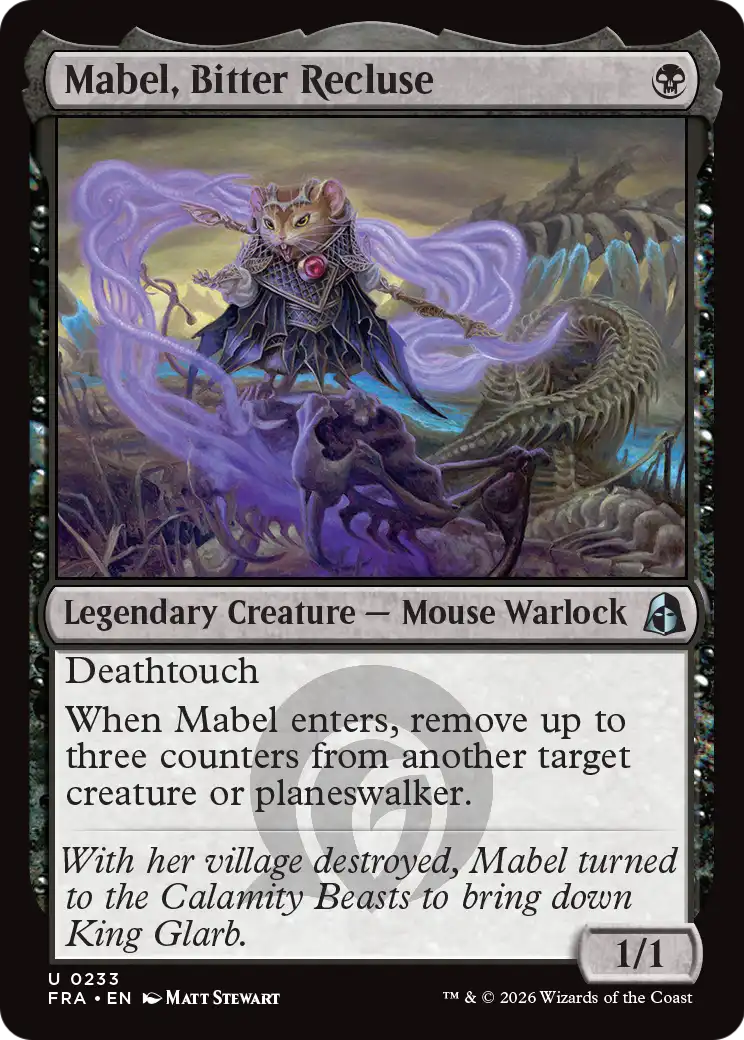 Mabel, Bitter Recluse [Reality Fracture] | Exor Games Dartmouth