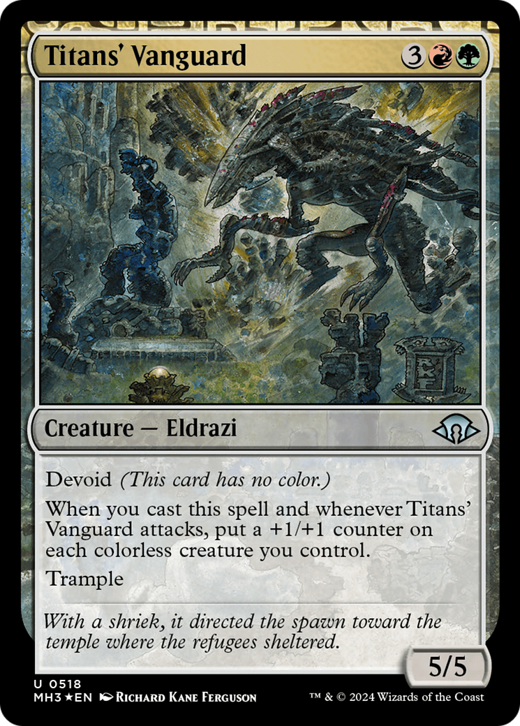 Titans' Vanguard (Ripple Foil) [Modern Horizons 3] | Exor Games Dartmouth