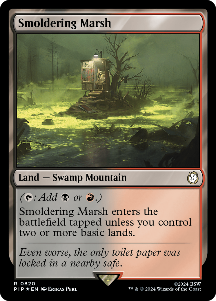 Smoldering Marsh (Surge Foil) [Fallout] | Exor Games Dartmouth