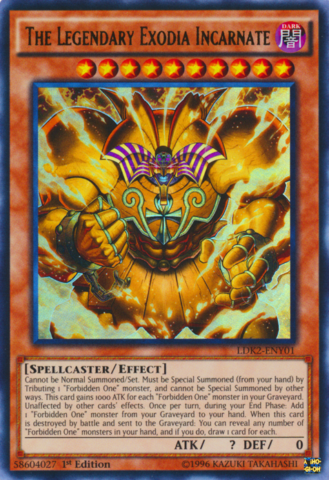 The Legendary Exodia Incarnate [LDK2-ENY01] Ultra Rare | Exor Games Dartmouth