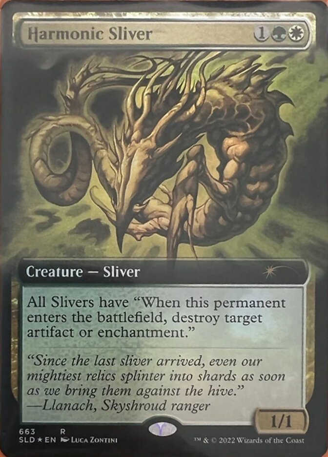 Harmonic Sliver (Extended Art) [Secret Lair Drop Promos] | Exor Games Dartmouth