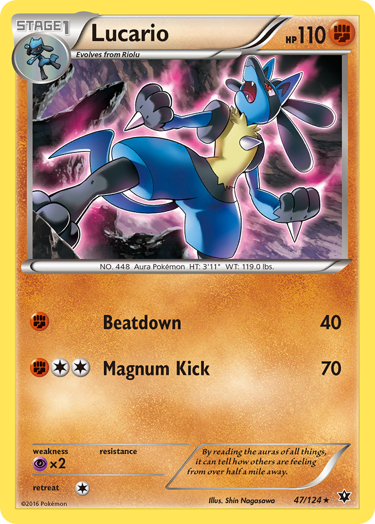 Lucario (47/124) [XY: Fates Collide] | Exor Games Dartmouth