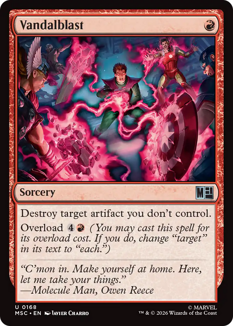 Vandalblast (Surge Foil) [Marvel Super Heroes Commander] | Exor Games Dartmouth