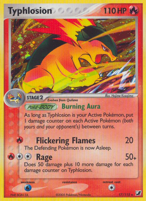 Typhlosion (17/115) [EX: Unseen Forces] | Exor Games Dartmouth