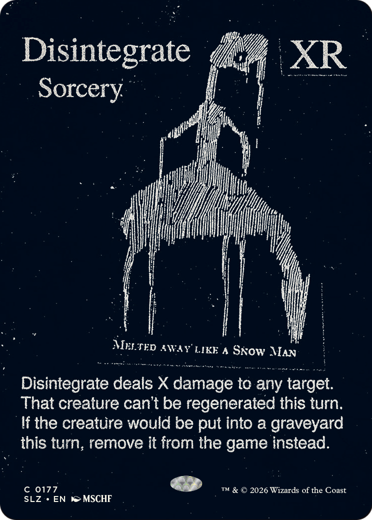 Disintegrate (0177) [Secret Lair x MSCHF: The Zeta Set] | Exor Games Dartmouth