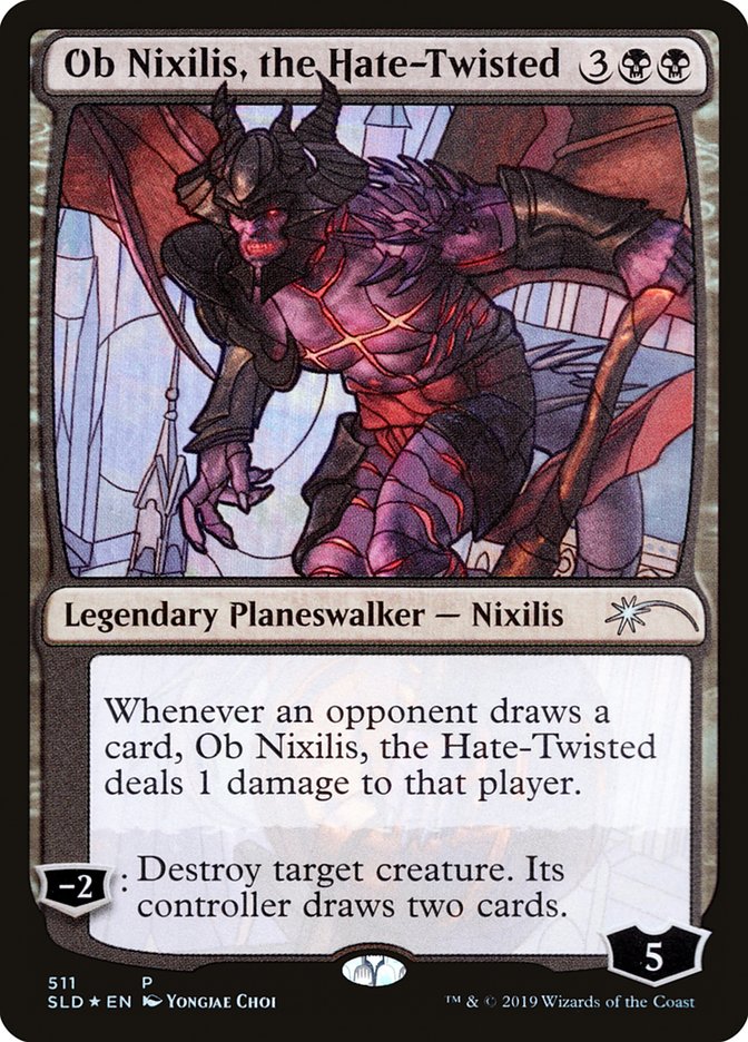 Ob Nixilis, the Hate-Twisted (Stained Glass) [Secret Lair Drop Promos] | Exor Games Dartmouth