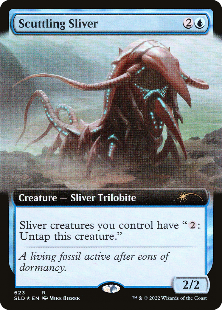 Scuttling Sliver (Extended Art) [Secret Lair Drop Promos] | Exor Games Dartmouth