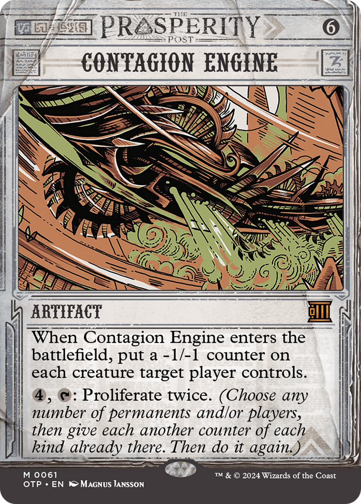 Contagion Engine [Outlaws of Thunder Junction: Breaking News] | Exor Games Dartmouth