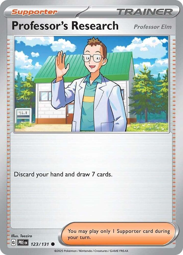 Professor's Research (123/131) [Professor Elm] [Scarlet & Violet: Prismatic Evolutions] | Exor Games Dartmouth