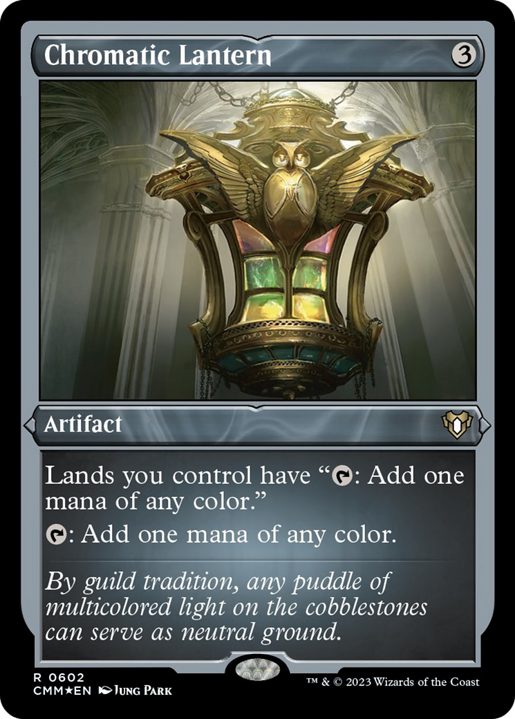 Chromatic Lantern (Foil Etched) [Commander Masters] | Exor Games Dartmouth
