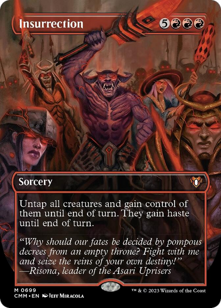 Insurrection (Borderless Alternate Art) [Commander Masters] | Exor Games Dartmouth