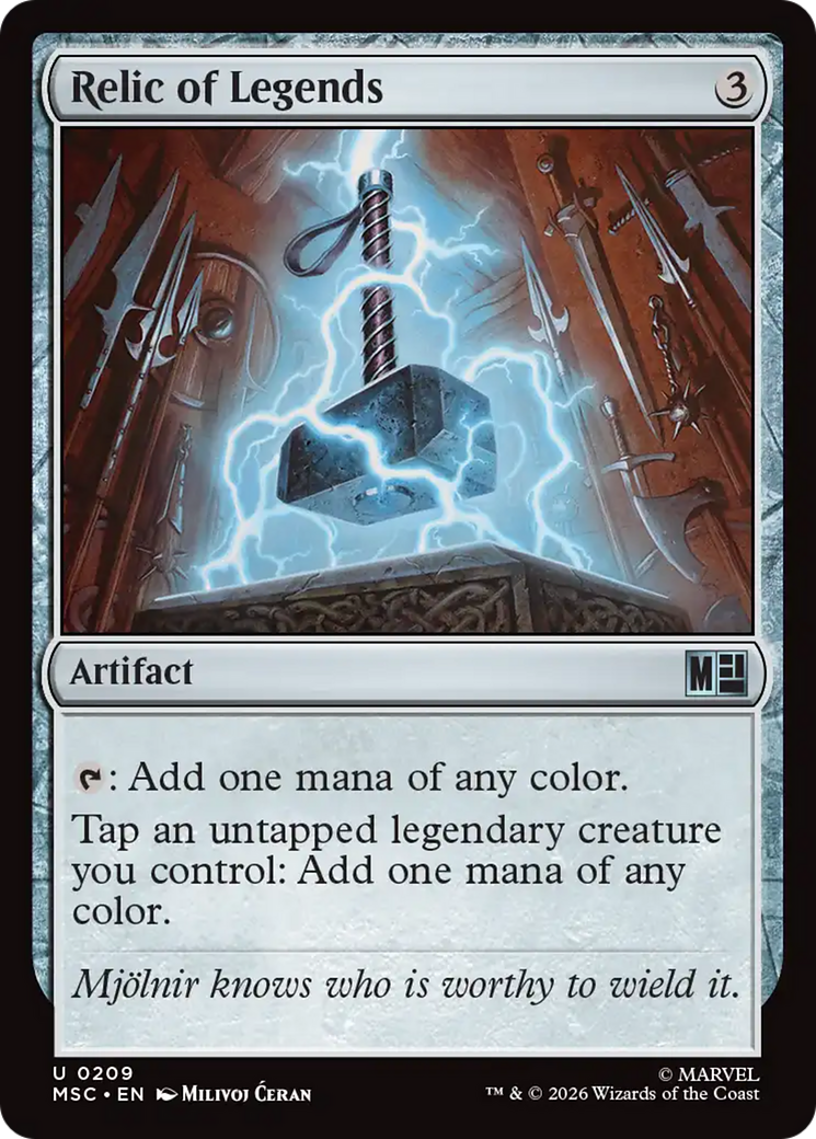 Relic of Legends [Marvel Super Heroes Commander] | Exor Games Dartmouth