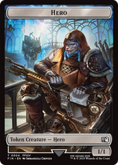 Hero (0004) // Treasure Double-Sided Token [FINAL FANTASY Tokens] | Exor Games Dartmouth