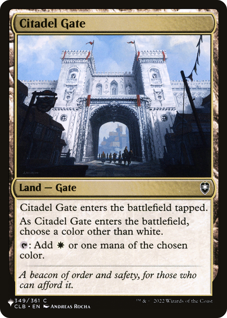 Citadel Gate [The List] | Exor Games Dartmouth