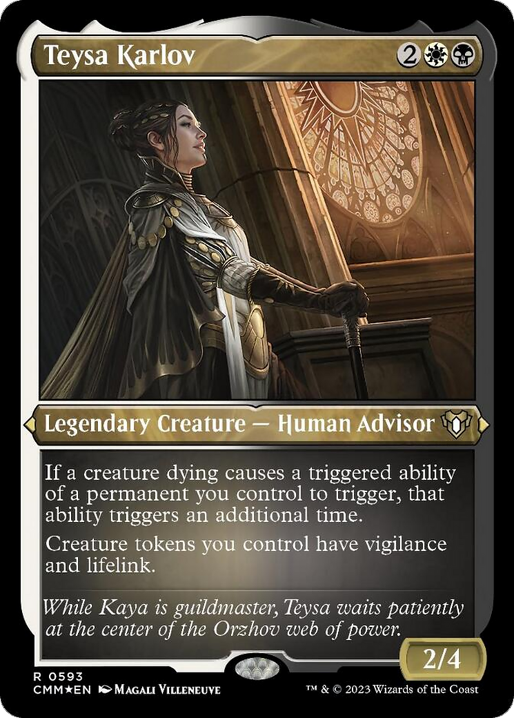 Teysa Karlov (Foil Etched) [Commander Masters] | Exor Games Dartmouth