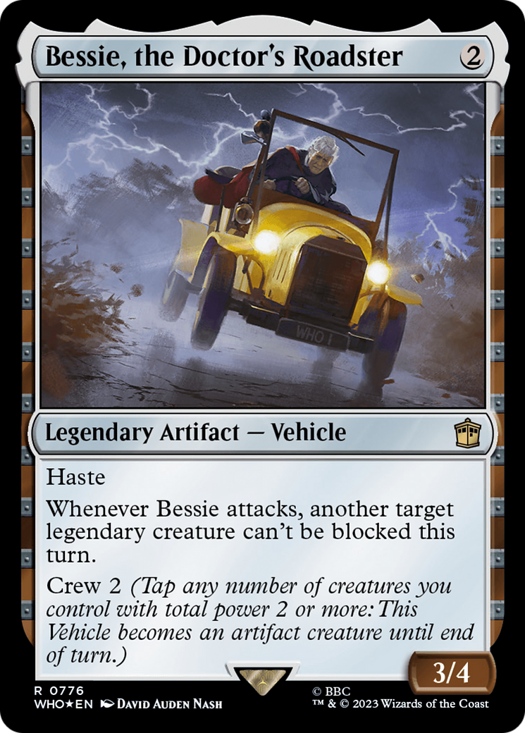 Bessie, the Doctor's Roadster (Surge Foil) [Doctor Who] | Exor Games Dartmouth